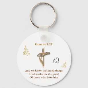 Romeinen 8:28 sleutelhanger
