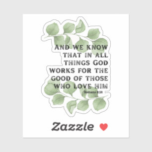 Romeinen 8:28 sticker