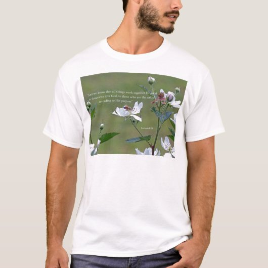Romeinen 8:28 t-shirt (Voorkant)