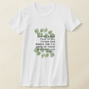 Romeinen 8:28 t-shirt