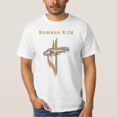 Romeinen 8:28 t-shirts (Voorkant)