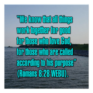 Romeinen 8:28 WEBU Perfect Poster