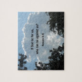 Romeinen 8:31 Als God voor ons is... Legpuzzel (Verticaal)