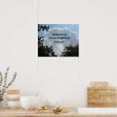 Romeinen 8:31 Als God voor ons is... Poster (Keuken)