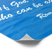 Romeinen 8:31b poster (Hoek)