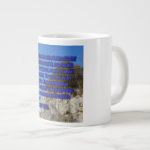 Romeinen 8:35-37 WEBU Mug Grote Koffiekop (Voorkant rechts)