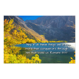 Romeinen 8:37 foto afdruk