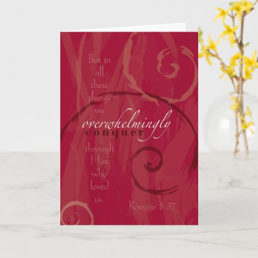 Romeinen 8:37 kaart (Gele Bloem)