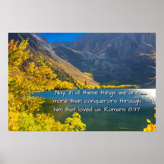 Romeinen 8:37 poster (Voorkant)