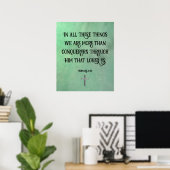 Romeinen 8:37 poster (Thuiskantoor)