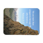 Romeinen 8:37 We zijn meer dan veroveraars Magneet (Horizontaal)