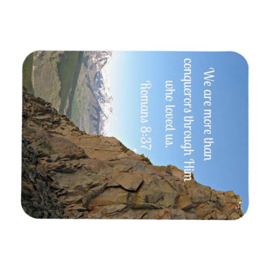 Romeinen 8:37 We zijn meer dan veroveraars Magneet (Horizontaal)