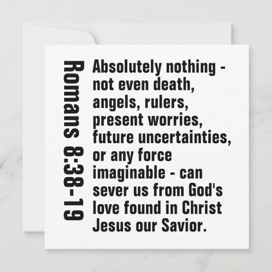 (Romeinen 8:38-39 CSB) Kaart (Achterkant)