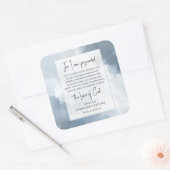 Romeinen 8:38-39 Gods liefde Bijbelvers Christelij Vierkante Sticker (Envelop)