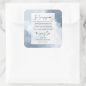 Romeinen 8:38-39 Gods liefde Bijbelvers Christelij Vierkante Sticker (Tas)