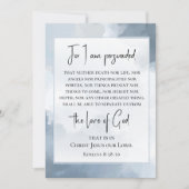 Romeinen 8:38-39 Gods liefde Christelijke bijbelse (Voorkant)