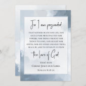 Romeinen 8:38-39 Gods liefde Christelijke bijbelse (Voorkant / Achterkant)