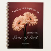 Romeinen 8 38-39 Liefde van God Bijbelvers Roze Bl Planner (Voorkant)