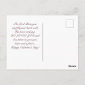 Romeinen 8:38-39 Liefde van God Valentijnsdag Briefkaart (Achterkant)