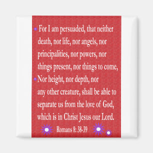 Romeinen 8: 38-39 magneet