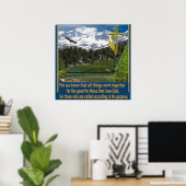 Romeinen 8:38 Christelijk poster (Thuiskantoor)