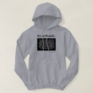 Romeinen 8:38 Niets Kan Ons Scheiden van Gods Lief Hoodie