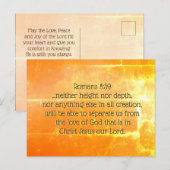 Romeinen 8:39 De liefde van God in Jezus Jezus, Bi Briefkaart (Voorkant / Achterkant)