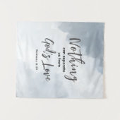 Romeinen 8:39 Gods liefde Bijbelvers Christelijk Wandkleed (Voorkant (horizontaal))