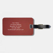 Romeinen 8 39 Liefde van God Bijbel Verse Roze Blo Bagagelabel (Achterkant horizontaal)