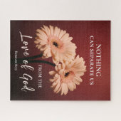 Romeinen 8 39 Liefde van God Bijbel Verse Roze Bru Legpuzzel (Horizontaal)