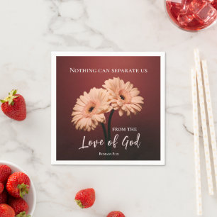 Romeinen 8 39 Liefde van God Bijbel Verse Roze Bru Servet