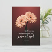 Romeinen 8 39 Liefde van God Bijbelvers Platte Kaa Kaart (Staand voorkant)