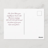 Romeinen 8:39 Liefde van God Bijbelwitte Orchideeë Briefkaart (Achterkant)