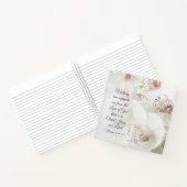 Romeinen 8:39 Liefde van God Bijbelwitte Orchideeë Notitieboek (Binnen)