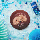 Romeinen 8 39 Liefde van God Christelijk Bijbelver Papieren Bordje (Feest)