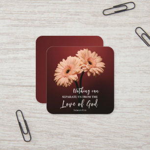 Romeinen 8 39 Liefde van God Christelijk Bijbelver Vierkante Visitekaartje
