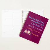 Romeinen 8 Bijbelvers ontwerp Planner (Display)