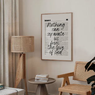 Romeinen 8 Chapter Christelijke muurprint Poster