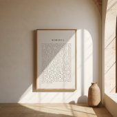 Romeinen 8 Herfst Christelijk wanddecor Poster