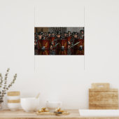 Romeinen die naar oorlog trekken - klein Poster (Keuken)