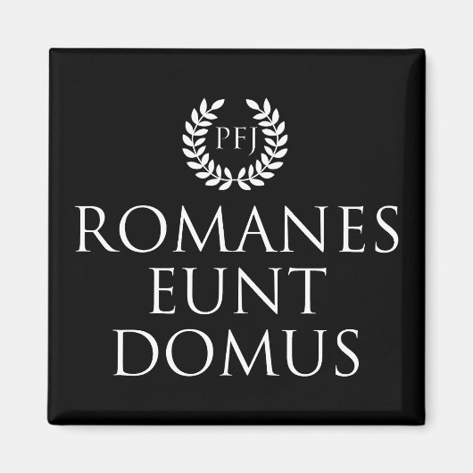 Romeinen gaan naar huis magneet (Voorkant)