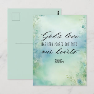 Romeinen Gods Liefde Is In Onze Harten Uitgestort Briefkaart