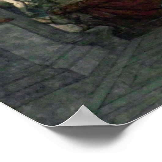 Romeinen in de Decadentie van het Rijk Poster (Hoek)