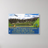 Romeinen poster doek, omwikkeld met 8:28