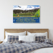 Romeinen poster doek, omwikkeld met 8:28 canvas afdruk (Insitu (Slaapkamer))