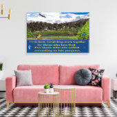 Romeinen poster doek, omwikkeld met 8:28 canvas afdruk (Insitu (Woonkamer))