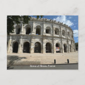 Romeins amfitheater, Nimes, Frankrijk op een Briefkaart (Voorkant)
