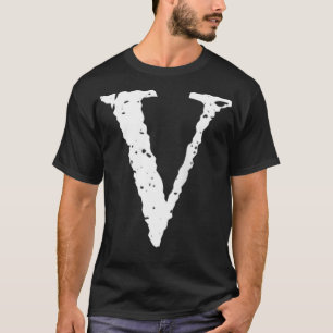 Romeins cijfer 5 V ~ Vijf T-shirt
