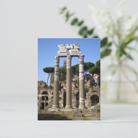 Romeins cijfer briefkaart (Staand voorkant)