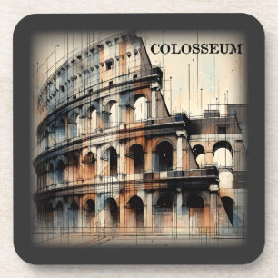 Romeins Colosseum Italië Europa Bier Onderzetter